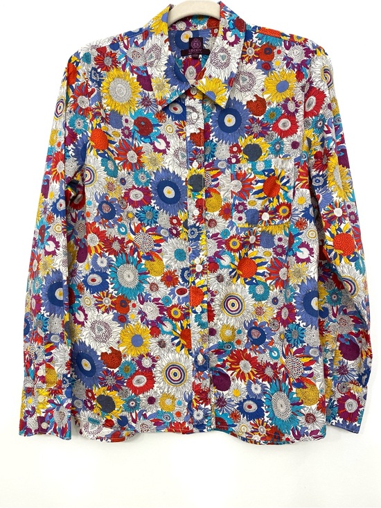 Liberty of London Tops - Liberty Art Fabrics Susanna Floral 100% Cotton Button Shirt Size L Wearable Art